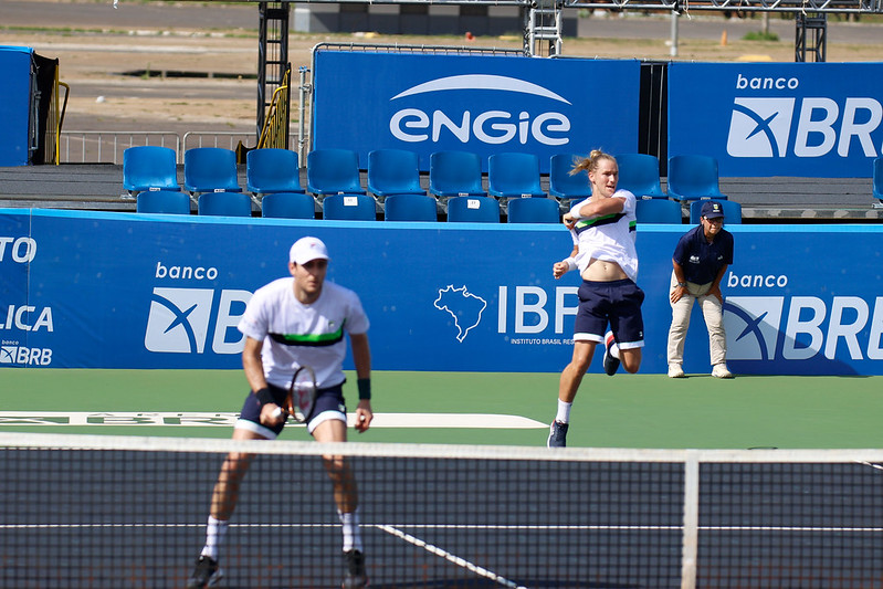 Marcelo Demoliner e Rafael Matos na final de Brasília