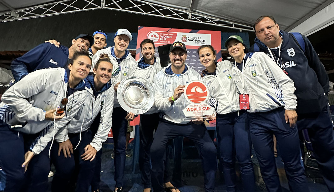 Brasil é campeão mundial juvenil de Beach Tennis e faz história